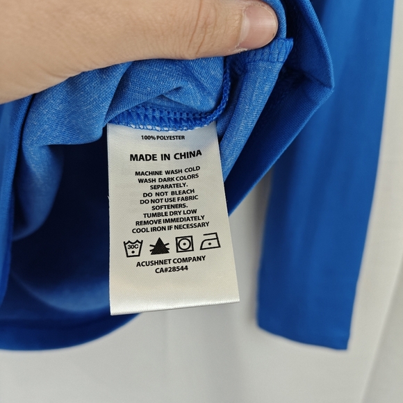 FootJoy Nwt Heather Block Half-Zip Mid-Layer Women In Royal Blue Size Small - Picture 6 of 10